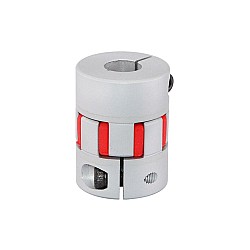 Acoplamiento de mordaza flexible de 10mm - 12mm Acoplador de eje de llave de motor de 30x40 mm