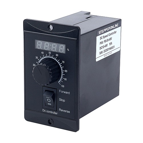 Controlador de velocidad de motor de 250 W, 12-48 V CC, 15 A, para motor de velocidad variable - FS-03-48V | StepperOnline Controlador de velocidad de motor de 250 W, 12-48 V CC, 15 A, para motor de velocidad variable - FS-03-48V | StepperOnline