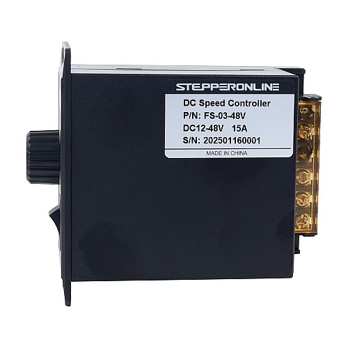 Controlador de velocidad de motor de 250 W, 12-48 V CC, 15 A, para motor de velocidad variable - FS-03-48V | StepperOnline Controlador de velocidad de motor de 250 W, 12-48 V CC, 15 A, para motor de velocidad variable - FS-03-48V | StepperOnline