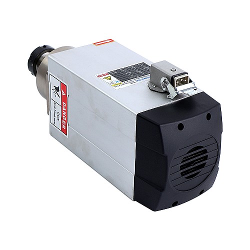 Motor de husillo cuadrado Refrigerado por aire 380V 4.5KW 18000RPM 300Hz ER32 Collet VFD 380V CA Motor de husillo cuadrado Refrigerado por aire 380V 4.5KW 18000RPM 300Hz ER32 Collet VFD 380V CA