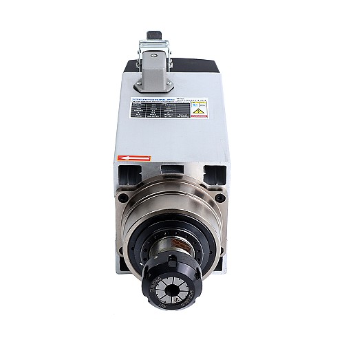 Motor de husillo cuadrado Refrigerado por aire 380V 4.5KW 18000RPM 300Hz ER32 Collet VFD 380V CA Motor de husillo cuadrado Refrigerado por aire 380V 4.5KW 18000RPM 300Hz ER32 Collet VFD 380V CA