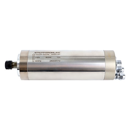 Motor de eje CNC refrigerado por agua 110V 800W 24000RPM 400Hz ER11