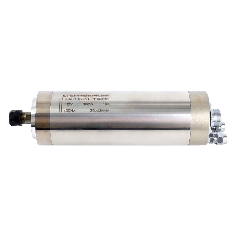Motor de eje CNC refrigerado por agua 110V 800W 24000RPM 400Hz ER11