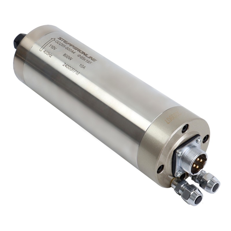 Motor de eje CNC refrigerado por agua 110V 800W 24000RPM 400Hz ER11