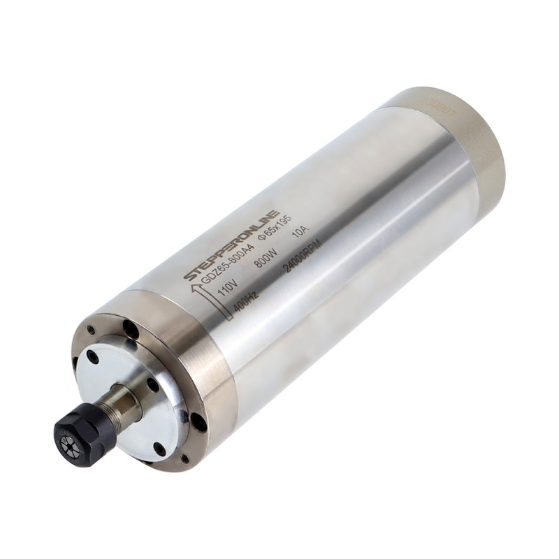 Motor de eje CNC refrigerado por agua 110V 800W 24000RPM 400Hz ER11