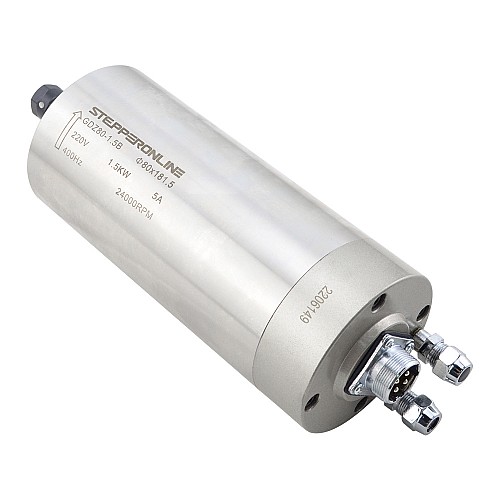 Motor de husillo refrigerado por agua 220V 1.5KW 24000RPM 400Hz ER11 Collet VFD 220V AC husillo Motor de husillo refrigerado por agua 220V 1.5KW 24000RPM 400Hz ER11 Collet VFD 220V AC husillo