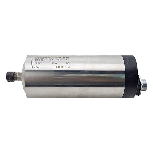 Motor de eje de CNC refrigerado por aire 220V 1.5KW 24000RPM 400Hz ER11 Motor de eje de CNC refrigerado por aire 220V 1.5KW 24000RPM 400Hz ER11