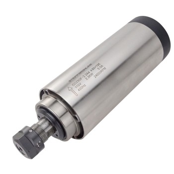 Motor de husillo refrigerado por aire 110V 2.2KW 24000RPM 400Hz ER20 Collet VFD110V AC Husillo