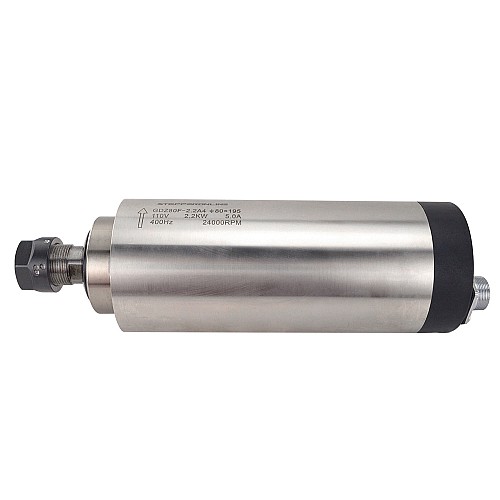 Motor de husillo refrigerado por aire 110V 2.2KW 24000RPM 400Hz ER20 Collet VFD110V AC Husillo Motor de husillo refrigerado por aire 110V 2.2KW 24000RPM 400Hz ER20 Collet VFD110V AC Husillo