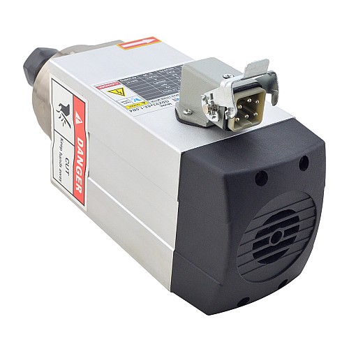 Motor de eje de CNC refrigerado por aire 220V 1.5KW 18000RPM 300Hz ER20 Motor de eje de CNC refrigerado por aire 220V 1.5KW 18000RPM 300Hz ER20