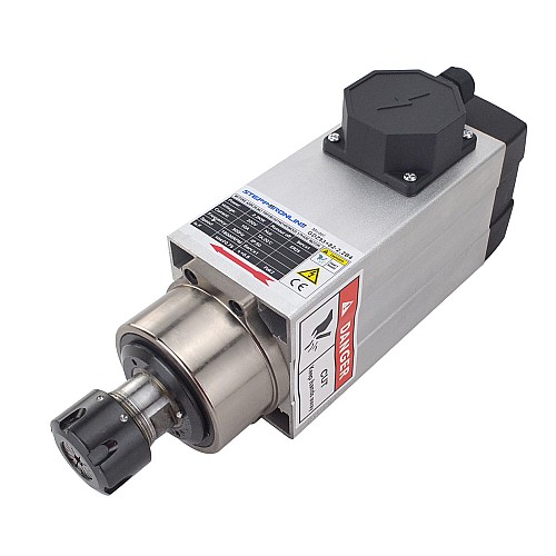 Motor de eje de CNC refrigerado por aire 220V 2.2KW 18000RPM 400Hz ER25 - GDZ93x82-2.2B4 | StepperOnline Motor de eje de CNC refrigerado por aire 220V 2.2KW 18000RPM 400Hz ER25 - GDZ93x82-2.2B4 | StepperOnline