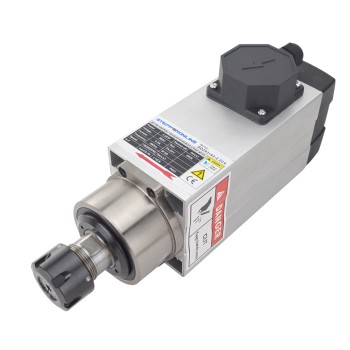 Motor de eje CNC refrigerado por aire 380V 2.2KW 18000RPM 300Hz ER25