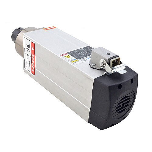Motor de eje CNC refrigerado por aire 220V 3.5KW 18000RPM 300Hz ER25 Motor de eje CNC refrigerado por aire 220V 3.5KW 18000RPM 300Hz ER25