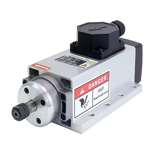 Motor de eje de CNC refrigerado por aire 220V 1.5KW 24000RPM 400Hz ER11 Motor de eje de CNC refrigerado por aire 220V 1.5KW 24000RPM 400Hz ER11