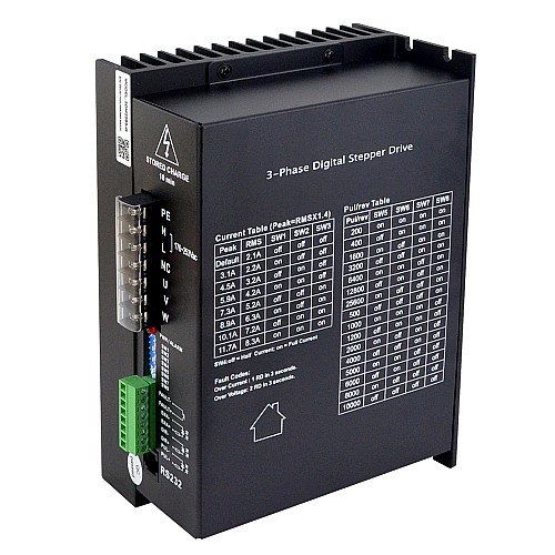 Drivers para motores digital 2.1-11.7A 176-253VAC para motor trifásico Nema 34, 42, 52 Drivers para motores digital 2.1-11.7A 176-253VAC para motor trifásico Nema 34, 42, 52
