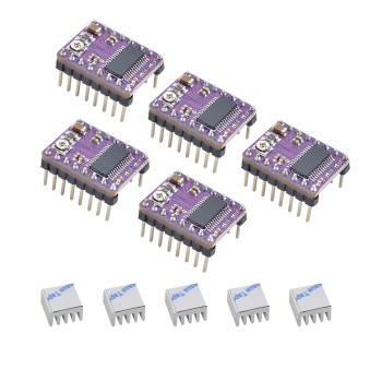 Módulo de Drivers para motores DRV8825 con disipador de calor para impresora 3d Reprap