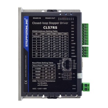Drivers para motores paso a paso de circuito cerrado Modbus RS485 0.1-7.0A 24-48VDC