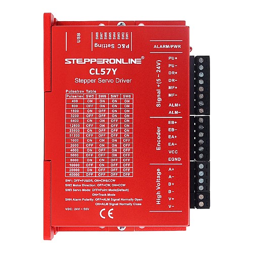 Drivers para motores de circuito cerrado de la serie Y 0-7.0A 24-50VDC para motor Nema 17, 23, 24 Drivers para motores de circuito cerrado de la serie Y 0-7.0A 24-50VDC para motor Nema 17, 23, 24