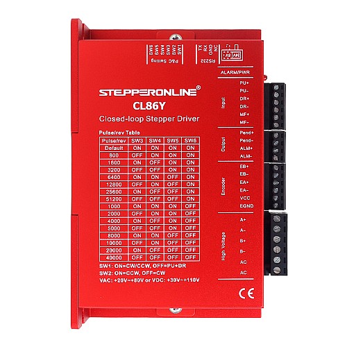 YS Series Kit V2.0 Motor Paso a Paso de Closed Loop 4 Ejes 12,00Nm(1699,34oz.in) Nema 34 con Fuente de Alimentación - 4-CLYS120-V20 | StepperOnline YS Series Kit V2.0 Motor Paso a Paso de Closed Loop 4 Ejes 12,00Nm(1699,34oz.in) Nema 34 con Fuente de Alimentación - 4-CLYS120-V20 | StepperOnline