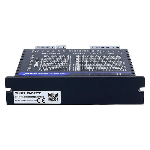 Controlador paso a paso digital serie TE 1,0-4,2A 24-50VDC para motor Nema 17, 23 - DM542TE | StepperOnline