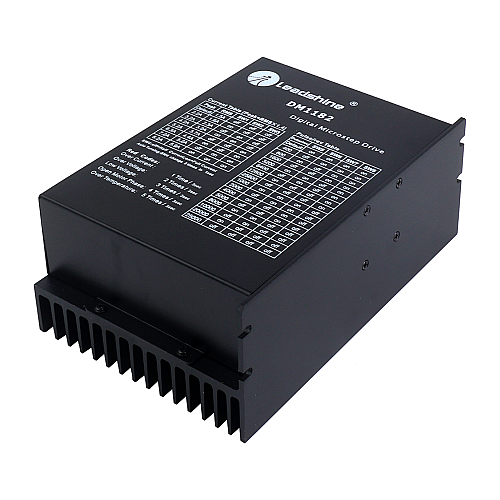 Controlador digital de motor paso a paso Leadshine 0,5-8,2A 80-150VAC para motor paso a paso Nema 34, 42 - DM1182 | StepperOnline