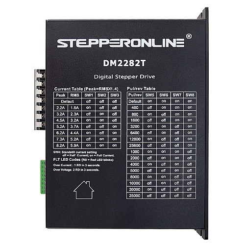 Drivers para motores paso a paso digital 0.5-8.2A 180-240VAC para motor paso a paso Nema 34,42 Drivers para motores paso a paso digital 0.5-8.2A 180-240VAC para motor paso a paso Nema 34,42
