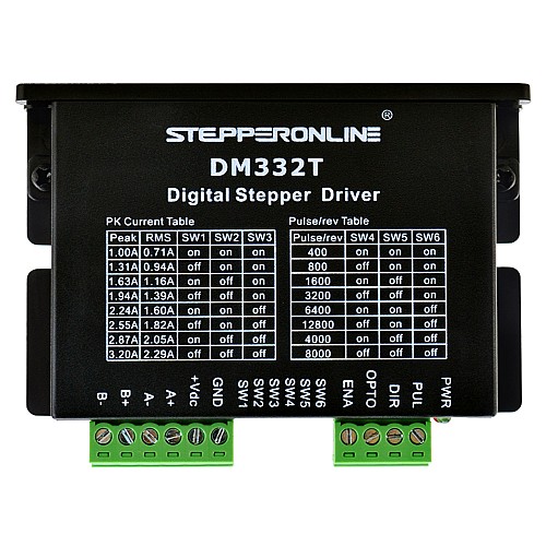 Unidad paso a paso digital 1.0-3.2A 10-30VDC para motor paso a paso Nema 17, 23 Unidad paso a paso digital 1.0-3.2A 10-30VDC para motor paso a paso Nema 17, 23