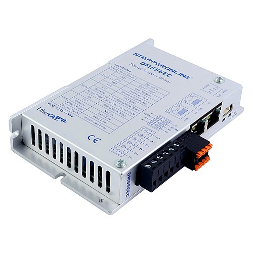 Y Series Controlador digital para motor paso a paso EtherCAT 0-5,6A 24-50VDC para motor paso a paso Nema 23, 24, 34 - DM556EC | StepperOnline Y Series Controlador digital para motor paso a paso EtherCAT 0-5,6A 24-50VDC para motor paso a paso Nema 23, 24, 34 - DM556EC | StepperOnline