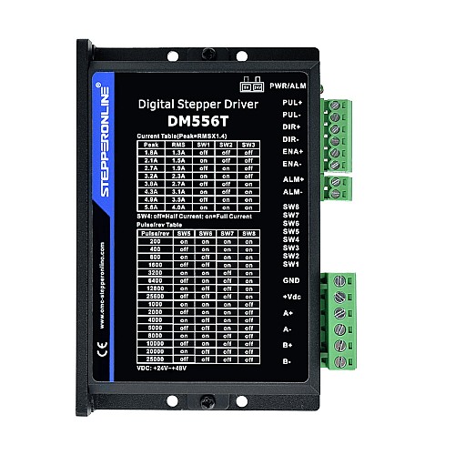 Drivers para motores paso a paso digital 1.8-5.6A 20-50VDC para motor paso a paso Nema 23, 24, 34 Drivers para motores paso a paso digital 1.8-5.6A 20-50VDC para motor paso a paso Nema 23, 24, 34