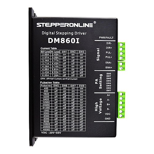Kit CNC paso a paso de 4 ejes, motor paso a paso Nema 34, controlador y fuente de alimentación de 60V, 8,0Nm(1132,89oz.in)