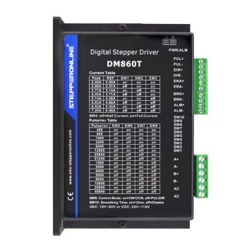 Drivers para motores paso a paso digital 2.4-7.2A 18-80VAC o 24-110VDC para motor Nema 34 Drivers para motores paso a paso digital 2.4-7.2A 18-80VAC o 24-110VDC para motor Nema 34