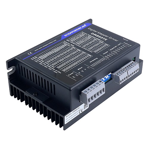 Controlador paso a paso digital serie TE 2,4-7,2A 20-80VAC/30-100VDC para motor Nema 34 - DM860TE | StepperOnline Controlador paso a paso digital serie TE 2,4-7,2A 20-80VAC/30-100VDC para motor Nema 34 - DM860TE | StepperOnline