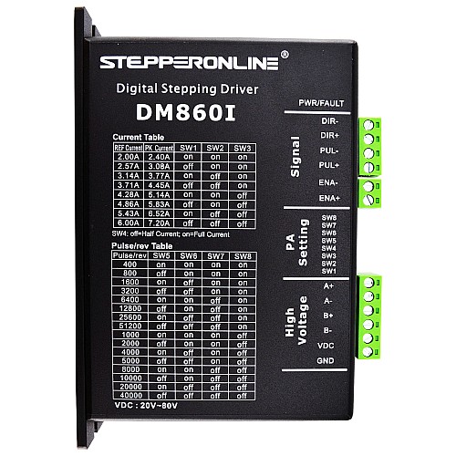 Kit CNC pasoA paso de 1 eje 8.2Nm(1161.45oz.in) Motor pasoA paso Nema 34 y Driver
