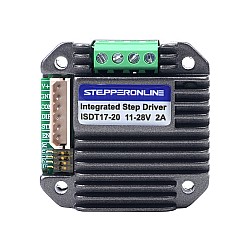 Controlador de motor paso a paso integrado 0.6-2.0A 11-28VDC Versión ultra silenciosa para motor paso a paso NEMA 17