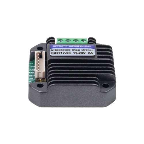 Controlador de motor paso a paso integrado 0.6-2.0A 11-28VDC Versión ultra silenciosa para motor paso a paso NEMA 17 Controlador de motor paso a paso integrado 0.6-2.0A 11-28VDC Versión ultra silenciosa para motor paso a paso NEMA 17