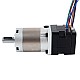Motor paso a paso Nema 14 con relación de engranajes de caja de cambios de alta precisión 20:1 y codificador magnético 1000PPR(4000CPR) - 14HS11-1004D-EGS20-AR4 | StepperOnline