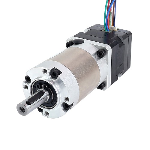 Motor paso a paso Nema 14 con relación de engranajes de caja de cambios de alta precisión 20:1 y codificador magnético 1000PPR(4000CPR) - 14HS11-1004D-EGS20-AR4 | StepperOnline