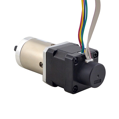 Paso a paso con transmisión de circuito cerrado Nema 14 L=34 mm Gear Raio 51:1 Codificador 300PPR Paso a paso con transmisión de circuito cerrado Nema 14 L=34 mm Gear Raio 51:1 Codificador 300PPR