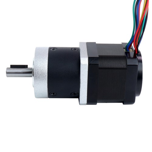 Motor paso a paso Nema 17 con relación de engranajes de caja de cambios 10:1 y codificador magnético 1000PPR (4000CPR) - 17HS15-1684D-HG10-AR4 | StepperOnline