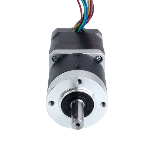 Motor paso a paso Nema 17 con relación de engranajes de caja de cambios 10:1 y codificador magnético 1000PPR (4000CPR) - 17HS15-1684D-HG10-AR4 | StepperOnline