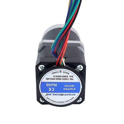 Motor paso a paso Nema 17 con relación de engranajes de caja de cambios 50:1 y codificador magnético 1000PPR (4000CPR)