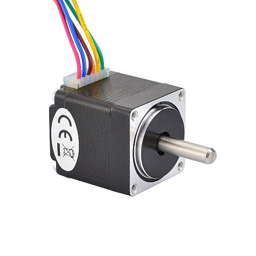 Doble eje Nema 11 unipolar 1,8grados 4,3Ncm(6,1oz.in) 0,95A 28x31mm 6 cables Doble eje Nema 11 unipolar 1,8grados 4,3Ncm(6,1oz.in) 0,95A 28x31mm 6 cables