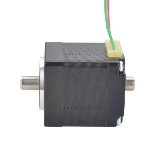 Motor pasoA paso de eje hueco Nema 11 de doble eje Bipolar 6Ncm(8.5oz.in) 1.0A 28x28x32mm