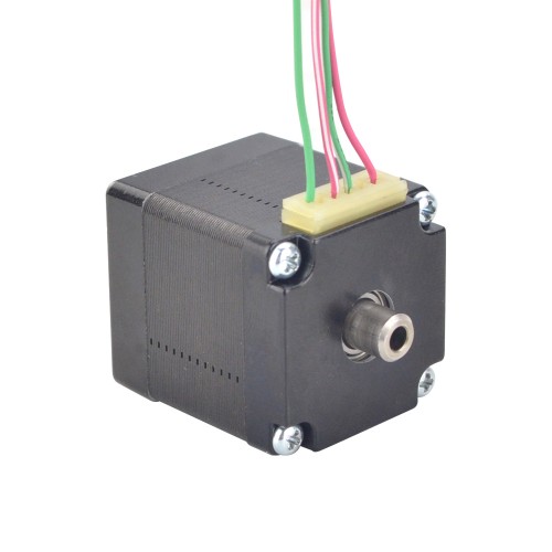 Motor pasoA paso de eje hueco Nema 11 de doble eje Bipolar 6Ncm(8.5oz.in) 1.0A 28x28x32mm
