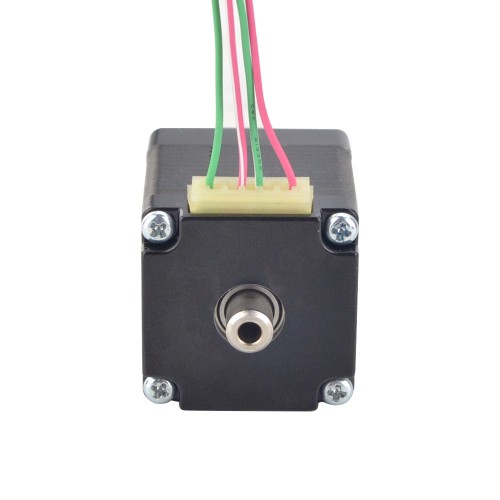 Motor pasoA paso de eje hueco Nema 11 de doble eje Bipolar 6Ncm(8.5oz.in) 1.0A 28x28x32mm