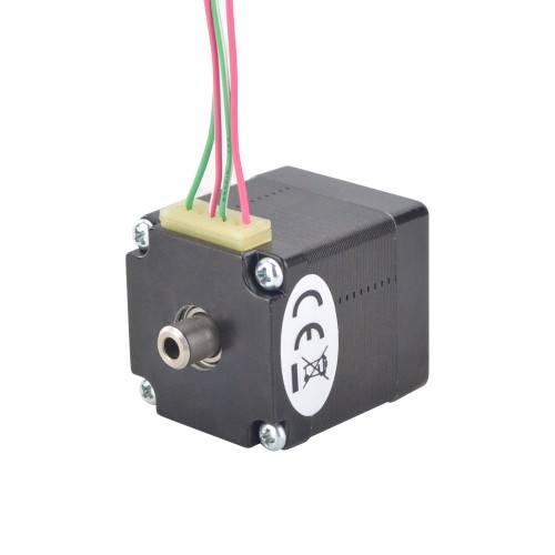 Motor pasoA paso de eje hueco Nema 11 de doble eje Bipolar 6Ncm(8.5oz.in) 1.0A 28x28x32mm
