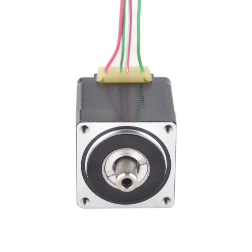 Motor pasoA paso de eje hueco Nema 11 de doble eje Bipolar 6Ncm(8.5oz.in) 1.0A 28x28x32mm