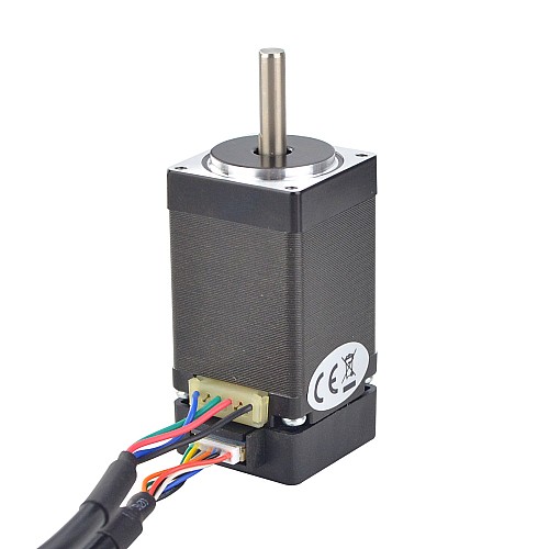 Motor paso a paso de circuito cerrado Nema 11 0.1Nm(14.16oz.in) Codificador 1000PPR(4000CPR) Motor paso a paso de circuito cerrado Nema 11 0.1Nm(14.16oz.in) Codificador 1000PPR(4000CPR)