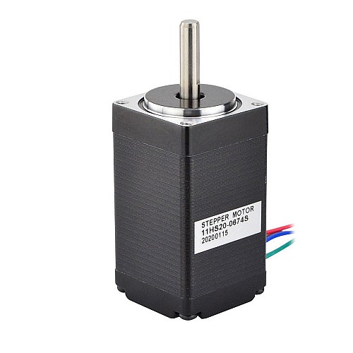 Nema 11 bipolar 1,8grados 12Ncm(16.99oz.in) 0,67A 28x28x51mm 4 cables Nema 11 bipolar 1,8grados 12Ncm(16.99oz.in) 0,67A 28x28x51mm 4 cables