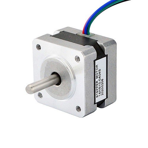 Nema 14 Bipolar 1.8deg 14Ncm(20oz.in) 0.4A 35x35x26mm 4 Hilos Nema 14 Bipolar 1.8deg 14Ncm(20oz.in) 0.4A 35x35x26mm 4 Hilos